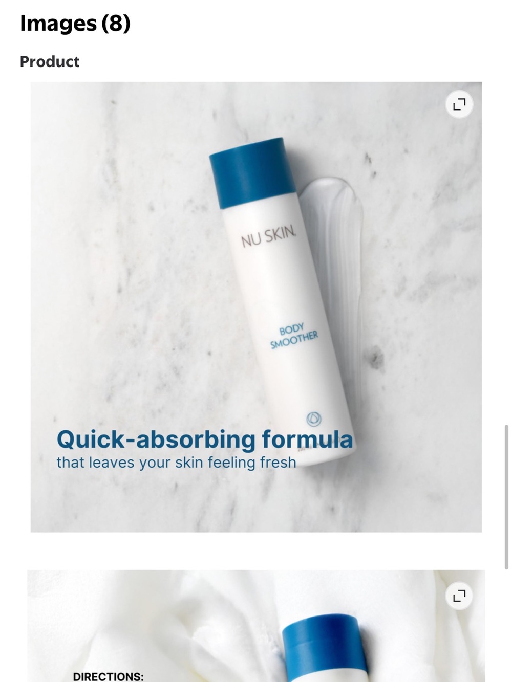 NU SKIN Body Smoother Lotion--Original Version (8.4 fl.oz./253 ml.) - Picture 8 of 8